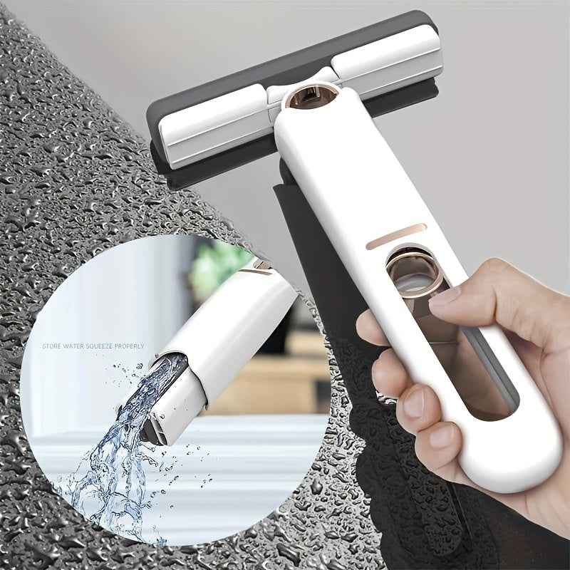 Mini Mop, Lazy Hand Wash-Free Strong Absorbent Mop Multifunction Portable Squeeze Cleaning Mop Desk Window Glass Cleaner Kitchen Car Sponge Cleaning Mop Home Cleaning Tools