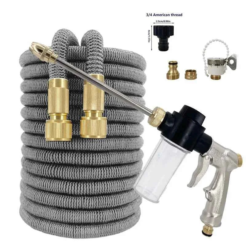 Flexible Garden Hose  And Expandable Magic Spray Pipe, High-Pressure Garden Spray Gun, Garden Supplies