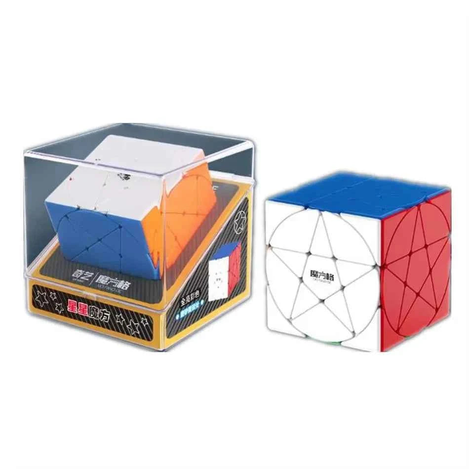 QIYI Pentacle Cube Geometry-shape Star Cube Stickerless Speed Cube Puzzles Magic Cubes Children Toy