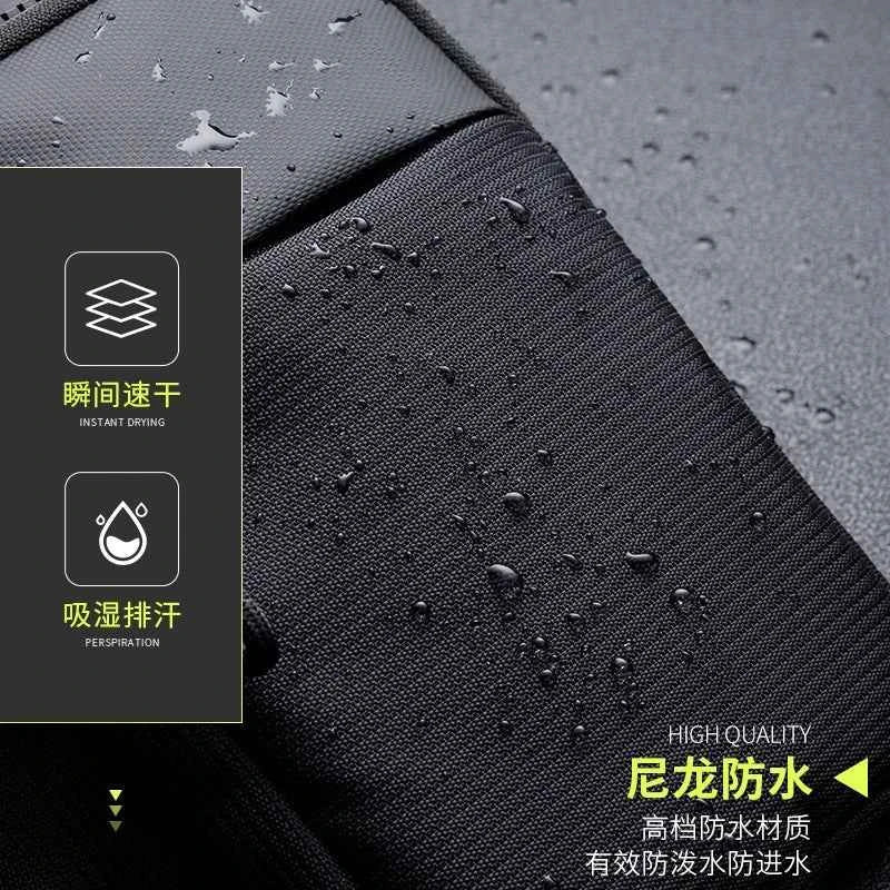 New chest bag for men and women's leisure, fitness, sports, crossbody bag, chest bag, casual men's bag, large capacity bag trend