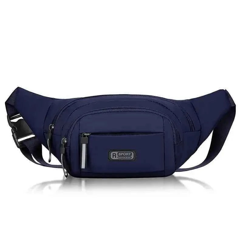 Men Canvas Fit Waistpack Mobile Fanny Waist Packs, Leisure Running Anti Theft Ultra Thin Invisible Waist Bag
