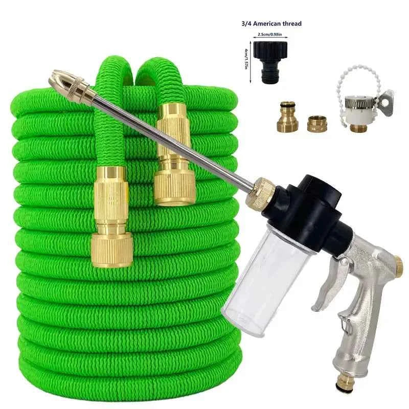 Flexible Garden Hose  And Expandable Magic Spray Pipe, High-Pressure Garden Spray Gun, Garden Supplies