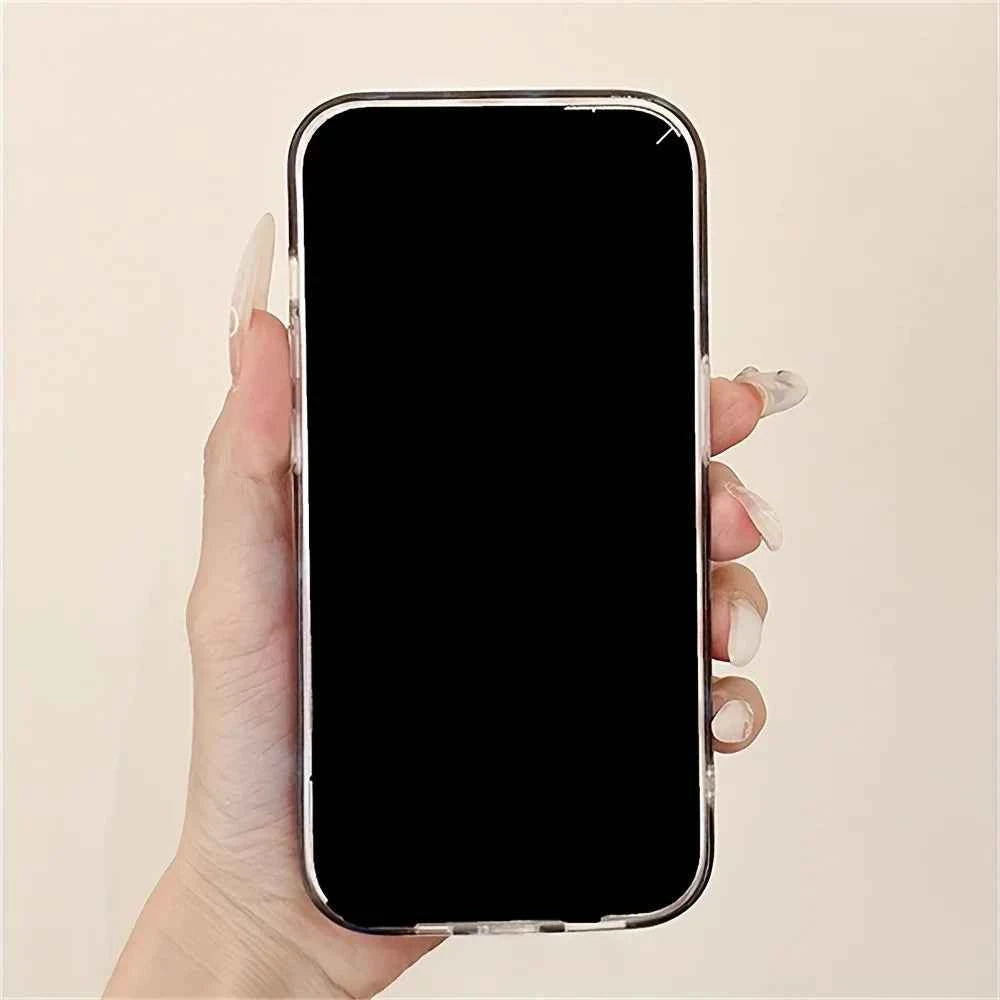 Simple Fashion Smudge Leopard Print Soft Phone Case For iPhone 15 Cases iPhone 16 Pro Max 14 13 12 11 XS X XR 7 8 Plus 16 Cover