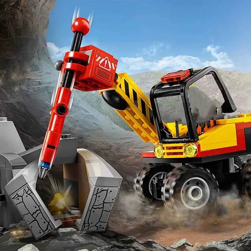 Compatible MOC Sets City Series  Mining Power Splitter Construction Excavator Building Blocks Children's Toys Gift