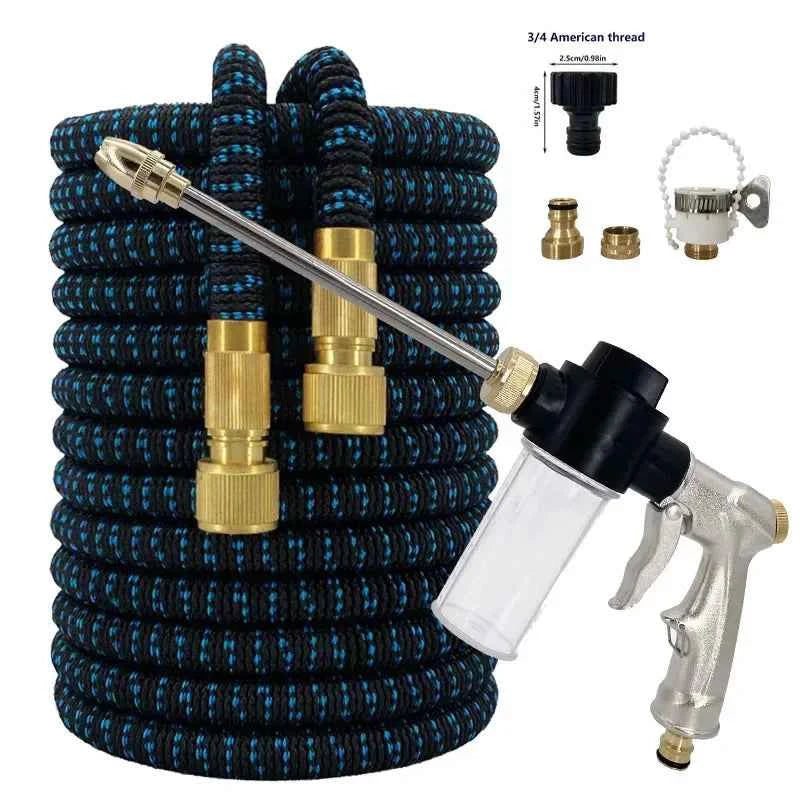 Flexible Garden Hose  And Expandable Magic Spray Pipe, High-Pressure Garden Spray Gun, Garden Supplies