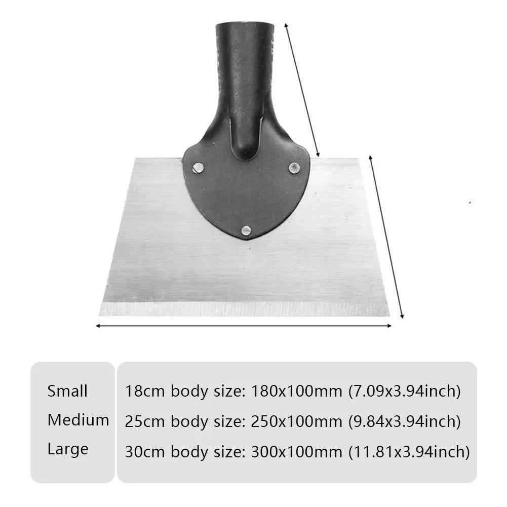 Multifunctional Outdoor Garden Shovel Manganese Steel Garden Cleaning Shovel Flat Shovel Garden Scraper Farm Weeding Tool