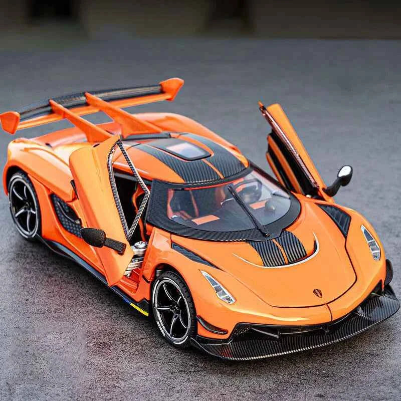 1:24 Koenigsegg Jesko Alloy Car Model Simulation Diecast Metal Sports