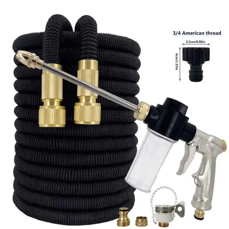 Flexible Garden Hose  And Expandable Magic Spray Pipe, High-Pressure Garden Spray Gun, Garden Supplies
