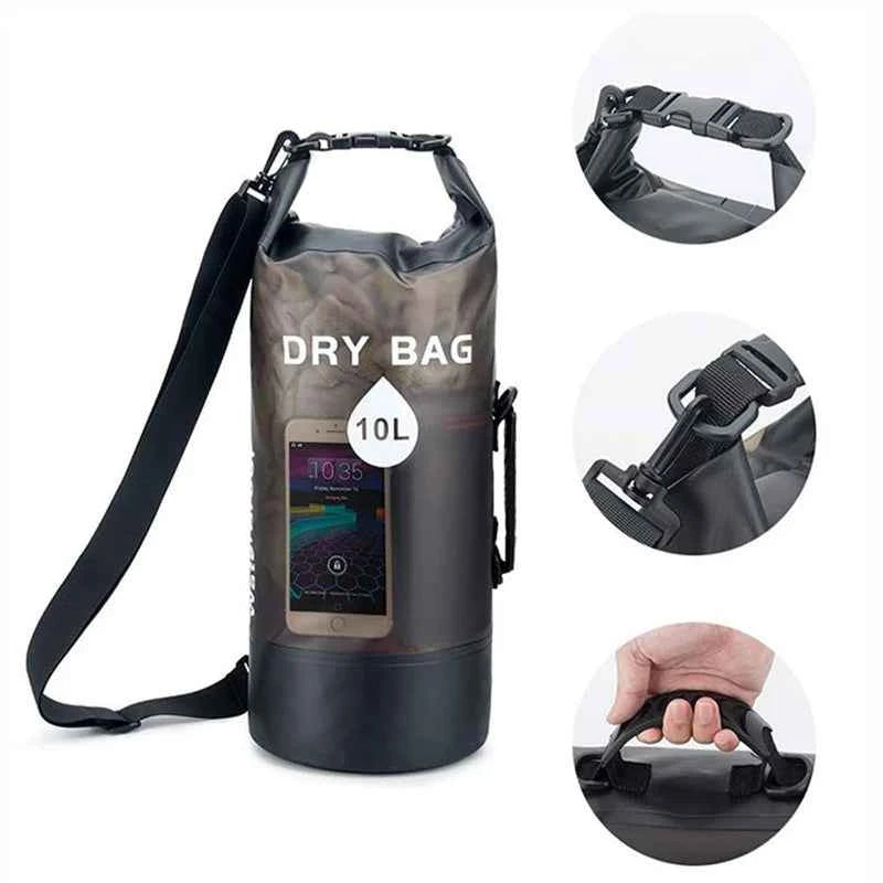 Waterproof Dry Bag 10L 20L Storage Pack Pouch For Swimming