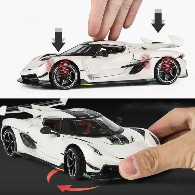 1:24 Koenigsegg Jesko Alloy Car Model Simulation Diecast Metal Sports