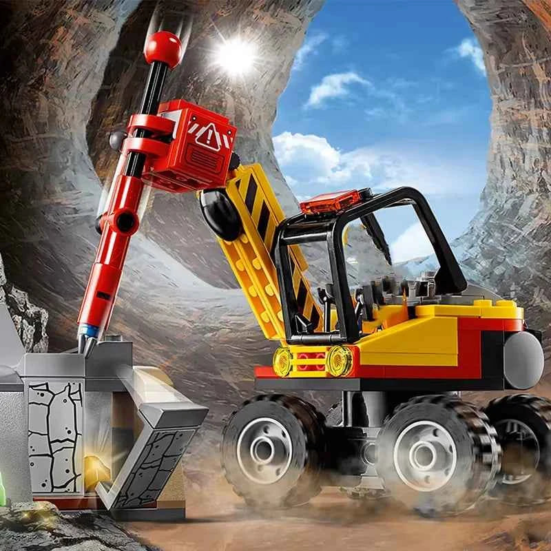 Compatible MOC Sets City Series  Mining Power Splitter Construction Excavator Building Blocks Children's Toys Gift