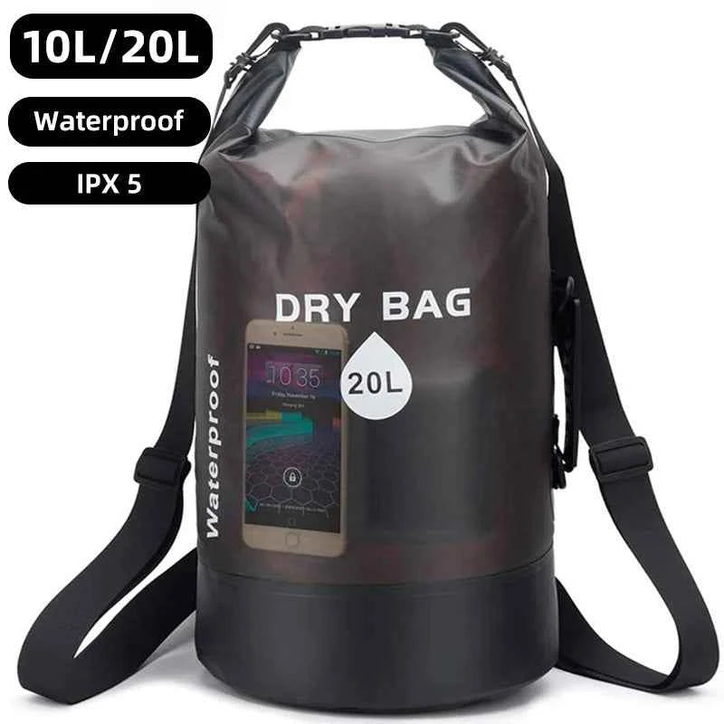 Waterproof Dry Bag 10L 20L Storage Pack Pouch For Swimming