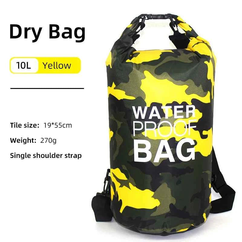 Waterproof Dry Bag 10L 20L Storage Pack Pouch For Swimming