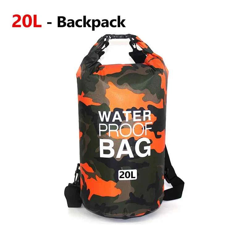 Waterproof Dry Bag 10L 20L Storage Pack Pouch For Swimming