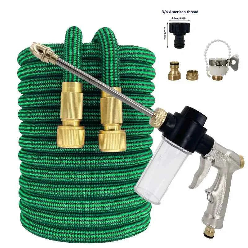 Flexible Garden Hose  And Expandable Magic Spray Pipe, High-Pressure Garden Spray Gun, Garden Supplies