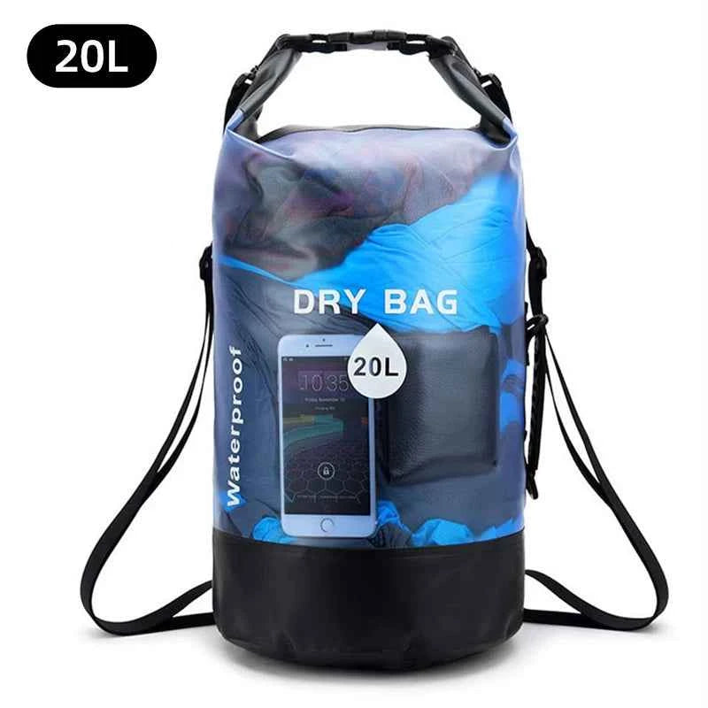 Waterproof Dry Bag 10L 20L Storage Pack Pouch For Swimming
