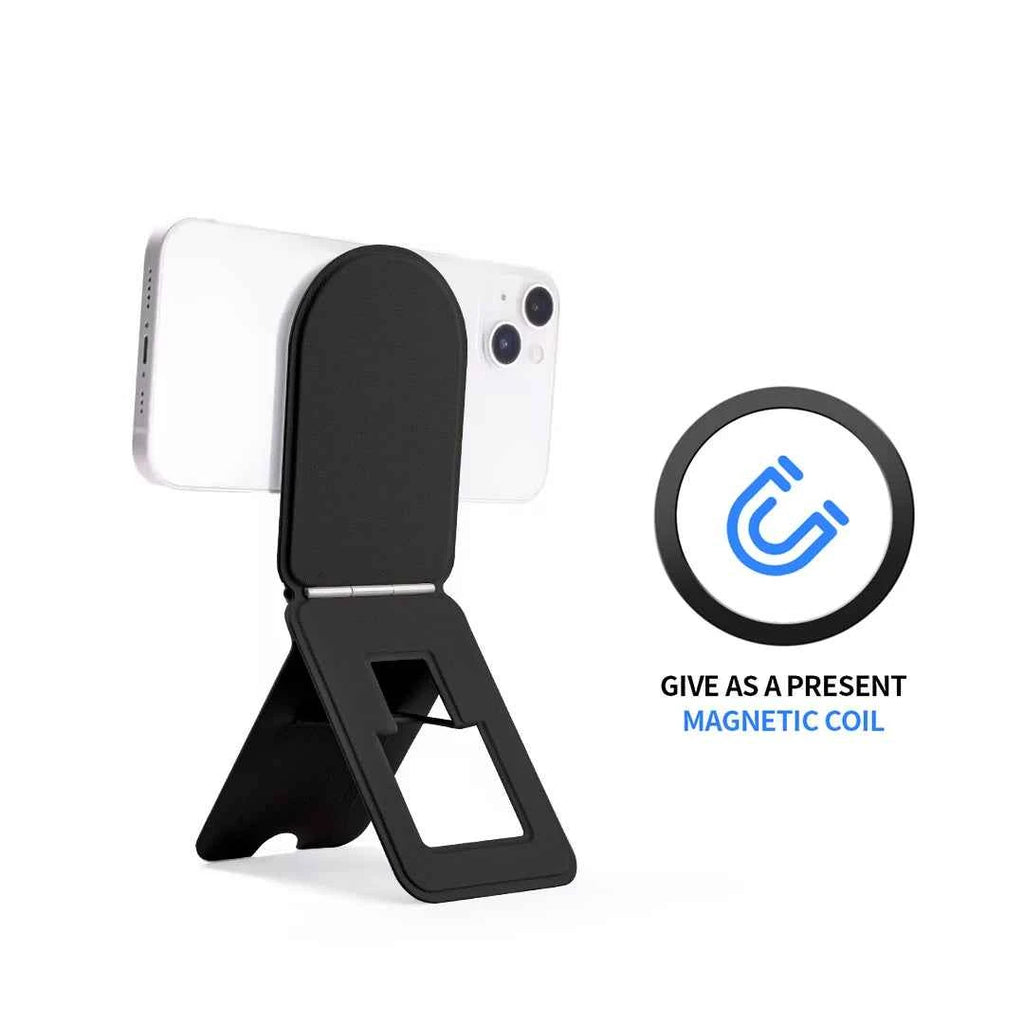 Magnetic Cell Phone Holder foldable Stand Adjustable Desktop mulifunctional Desktop Bracket With magnet ring for any cell phone