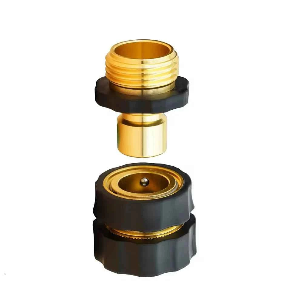 Garden Hose Quick Connector 3/4 Inch Male and Female Garden Hose Connector Quick Connector Garden Hose Accessories