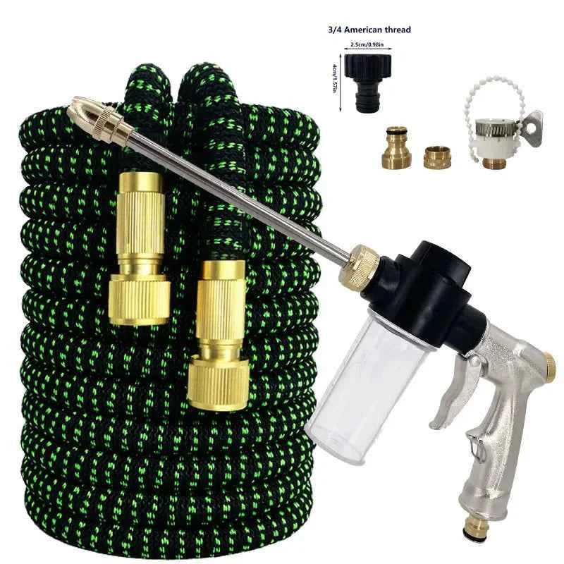 Flexible Garden Hose  And Expandable Magic Spray Pipe, High-Pressure Garden Spray Gun, Garden Supplies