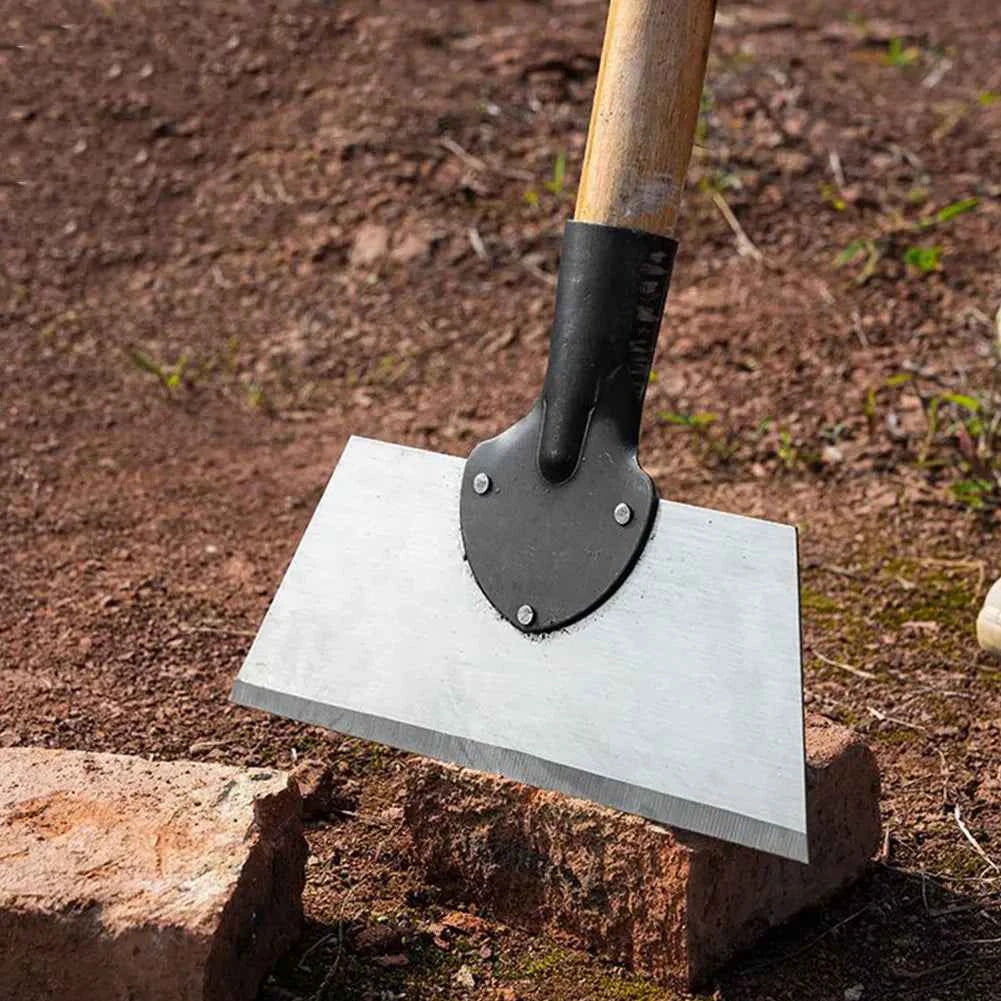 Multifunctional Outdoor Garden Shovel Manganese Steel Garden Cleaning Shovel Flat Shovel Garden Scraper Farm Weeding Tool