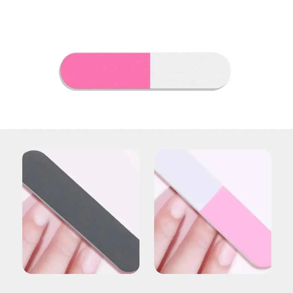 YIKOOLIN 7-in-1Nail Art Tool Set With LED UV Nail Lamp 20000RPM Lectric Drill Machine Nail Brush Nail Separator Polishing Bloc