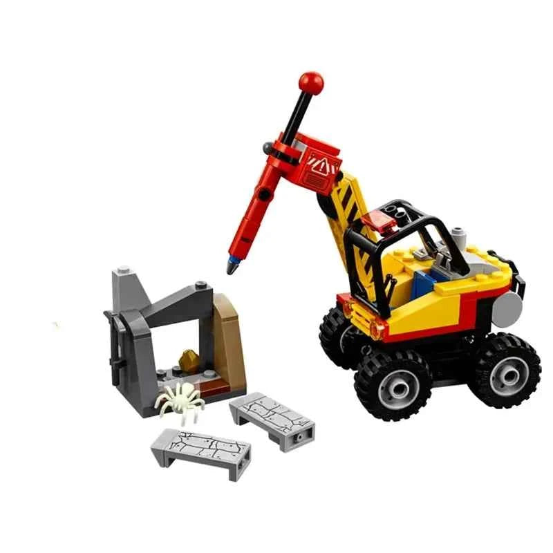 Compatible MOC Sets City Series  Mining Power Splitter Construction Excavator Building Blocks Children's Toys Gift