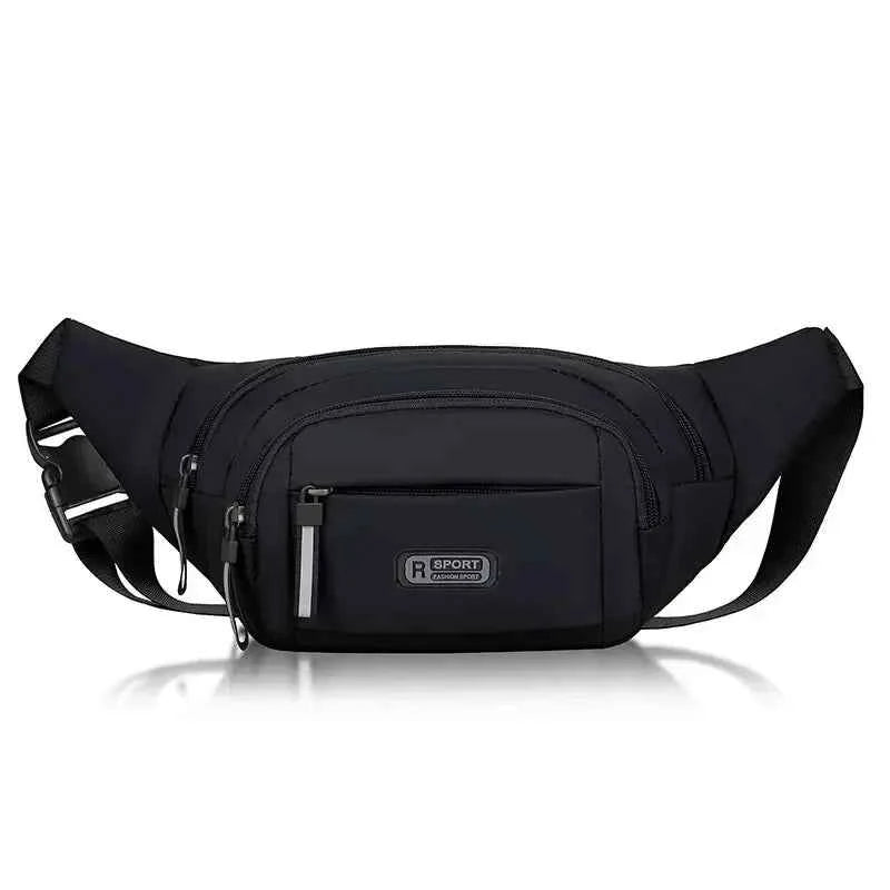 Men Canvas Fit Waistpack Mobile Fanny Waist Packs, Leisure Running Anti Theft Ultra Thin Invisible Waist Bag