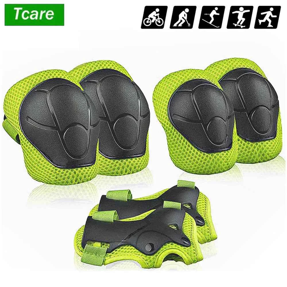 6pcs Protective Gears Set for Kids Children Knee Pad Elbow Pads Wrist Guards Child Safety Protector Kit for Cycling Bike Skating