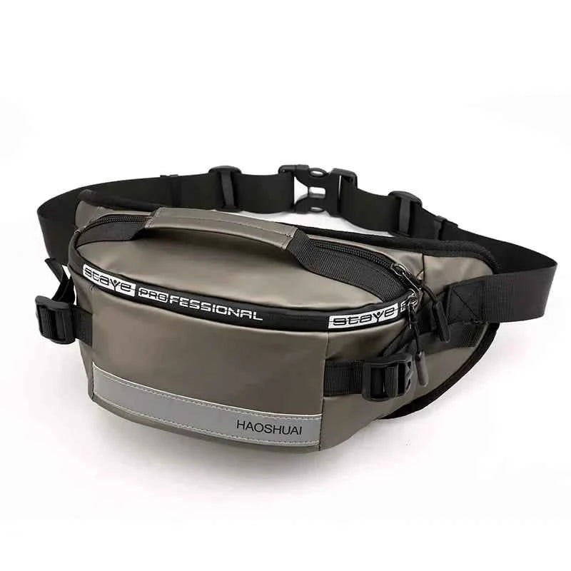Large Capacity Anti-theft Male Belt Close-Fitting Waist Bags Multi-Functional Shoulder Bag