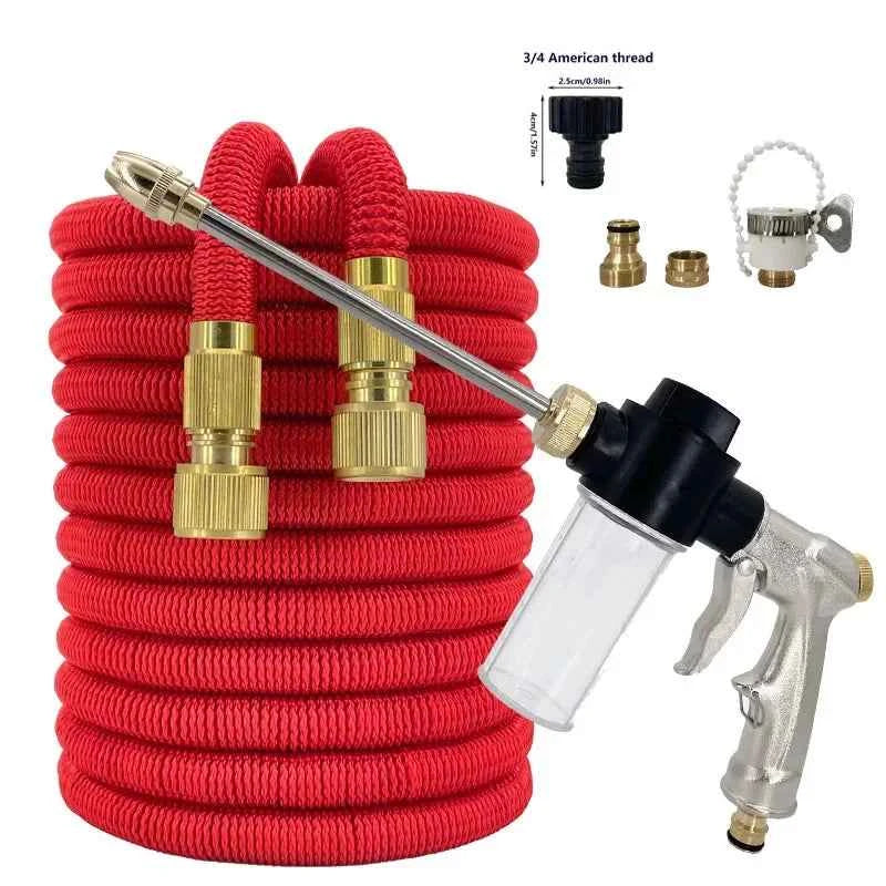 Flexible Garden Hose  And Expandable Magic Spray Pipe, High-Pressure Garden Spray Gun, Garden Supplies