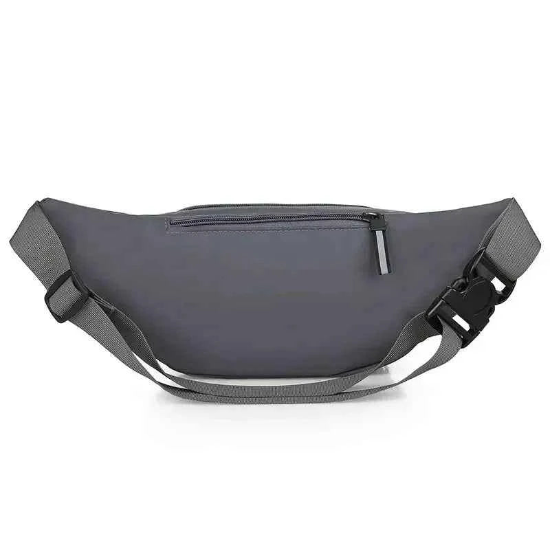 Men Canvas Fit Waistpack Mobile Fanny Waist Packs, Leisure Running Anti Theft Ultra Thin Invisible Waist Bag